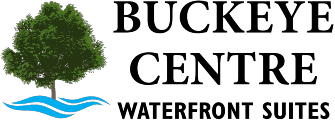 Buckeye Centre Waterfront Suites – Suite Rentals Motel Inn in Bobcaygeon, Ontario. Logo